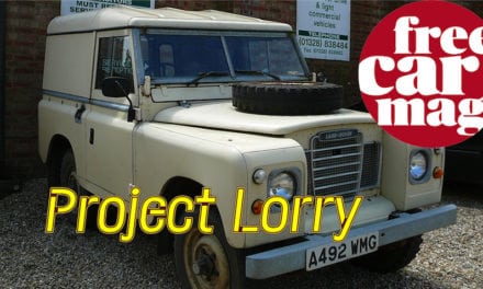 New Defender – Free Car Mag Project Lorry underway