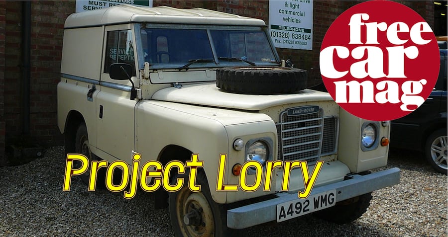 Project Lorry – The spanners are out