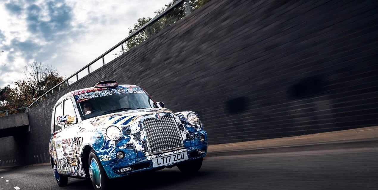 Black cab provides white canvas for celebration of Coventry’s 2021 bid