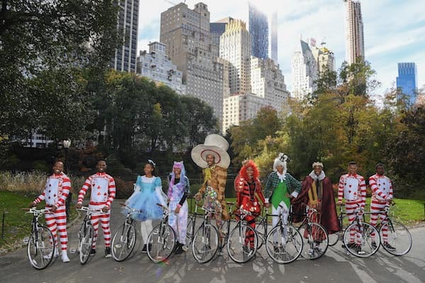 Alice goes riding in Central Park for the Pirelli 2018 Calendar