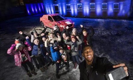 ANTHONY JOSHUA LIGHTS UP CHRISTMAS FOR NSPCC CHILDREN