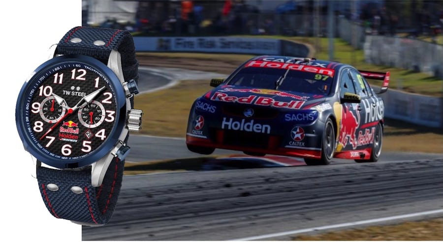 T W Steel and Red Bull Holden a proper car watch for Christmas