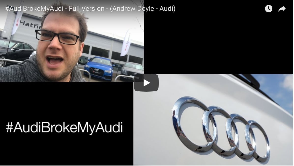 Stories Audi complaint - Stories