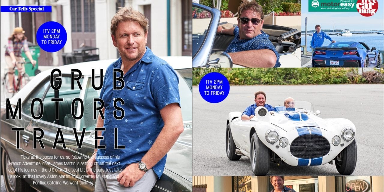 James Martin is on ITV with Grub and Cars