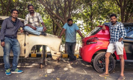 PEUGEOT remodels a Hindustan Ambassador into a  208 GTi
