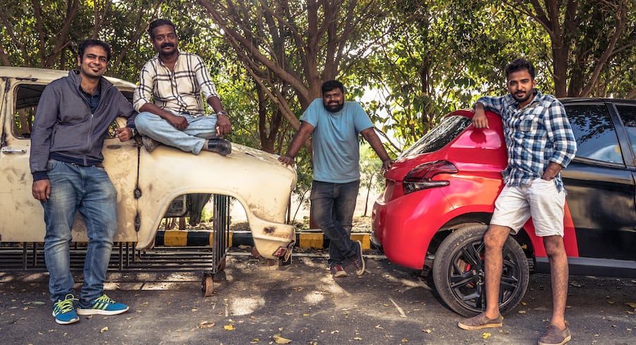 PEUGEOT remodels a Hindustan Ambassador into a  208 GTi