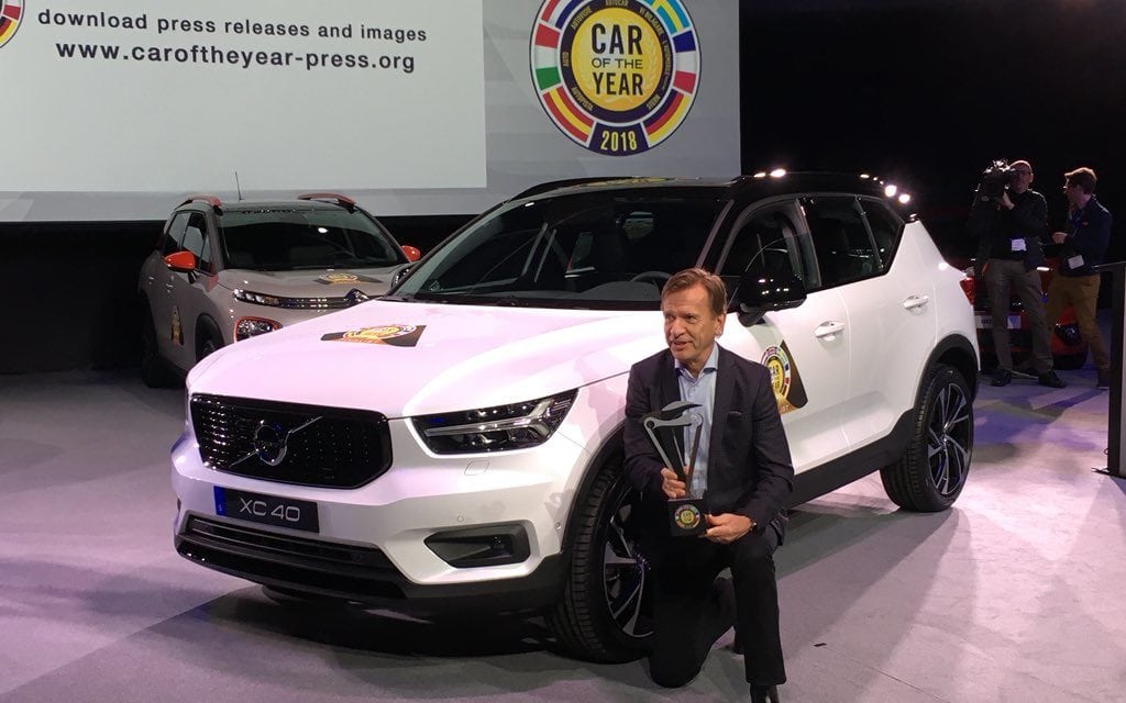 Volvo XC40 is European Car of the Year