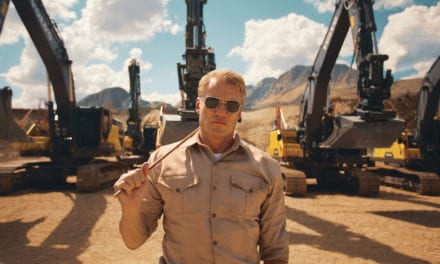 Dolph Lungren Pumps it Up with Volvo Excavators