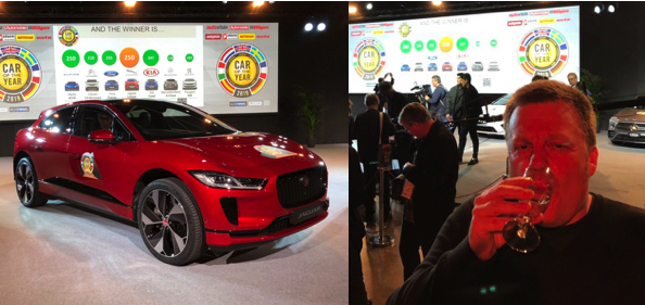 Trebles all round as Jaguar I-Pace crowned European Car of the Year