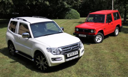 FINAL MITSUBISHI SHOGUN OFFICIALLY IMPORTED INTO THE UK JOINS THE MITSUBISHI MOTORS IN THE UK HERITAGE FLEET