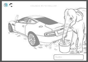 Page 1 300x212 - Colour your very own Aston and you might win a prize!