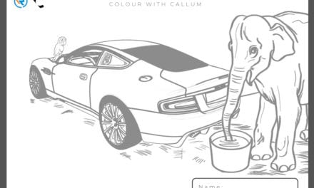 Colour your very own Aston and you might win a prize!