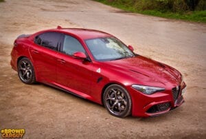 Alfa Romeo Guilia profile 300x202 - Alfa Romeo Giulia Quadrifoglio driven by Brown Car Guy