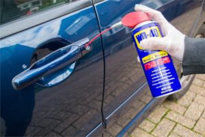 WD40 in door locks 300x200 - Get Ready for Winter with Kiran