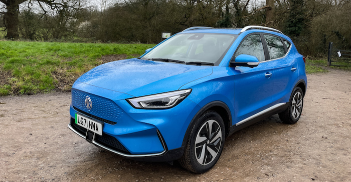 Mg zs ev shop miles per kwh