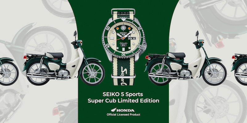 Seiko 5 Sports x Honda Super Cub Limited Edition