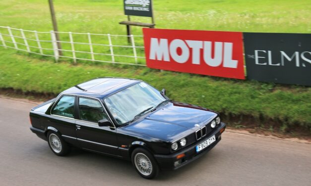 Classic BMW up Shelsley Walsh Hill Climb