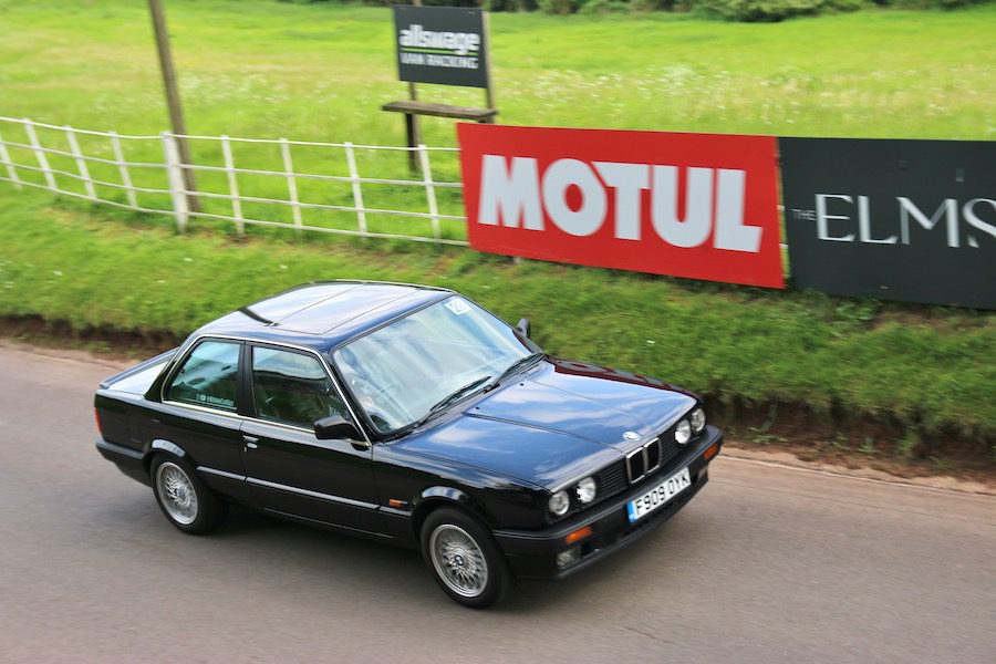 Classic BMW up Shelsley Walsh Hill Climb