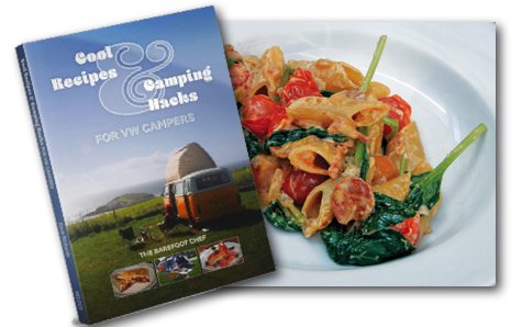 Cool Recipes & Camping Hacks for VW Campers Cook Book of the Year