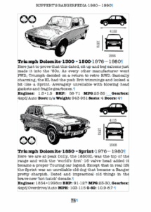 Triumph Dolomite Page 215x300 - Tragedy of the Triumph Dolomite