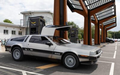 ElectrogenicElectric DeLorean charging 4 copy 400x250 - Stories