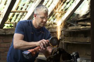 Ant Anstead grinder Free Car Mag 300x200 - Ant Anstead: Born Mechanic