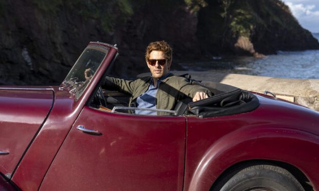 Bergerac is back on U and U&DRAMA in the Triumph Roadster