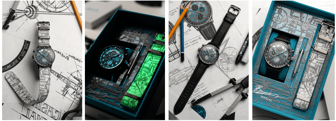 Hawker Hurricane INKDIAL Chronograph Limited Edition from AVI-8