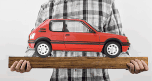 Peugeot 205 GTi 300x160 - Tamiya 206 WRC and a scale model GTi