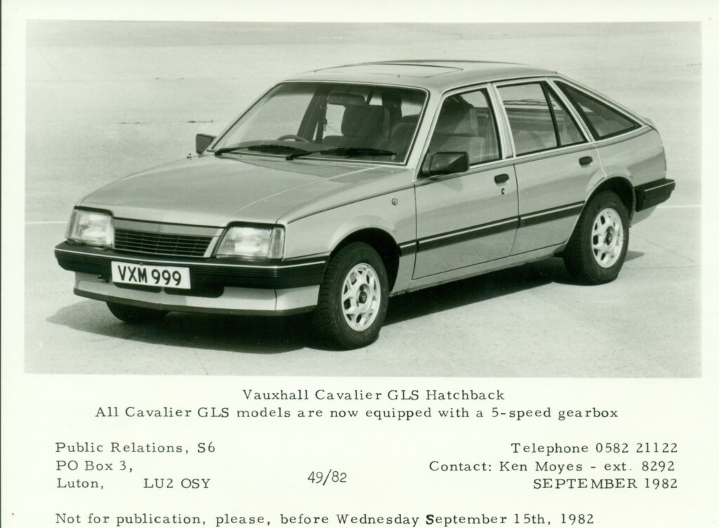 Vauxhall Cavalier Mk II GLS hatchback 1024x752 - Vauxhall Cavalier Mk II at 45
