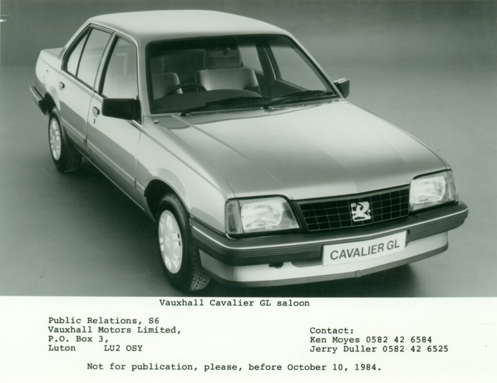 Vauxhall Cavalier Mk II Gl saloon 1984 1024x791 - Vauxhall Cavalier Mk II at 45