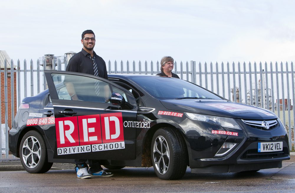 Stories red driving school shoot 1 - Stories