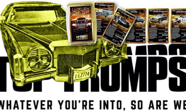 ISSAC HAYES GOLD PLATED CADILLAC PART OF NEW TOP TRUMPS LIMITED EDITION LUXURY CARS PACK